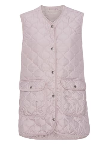 Ilse Jacobsen Doorgestikte bodywarmer rosé