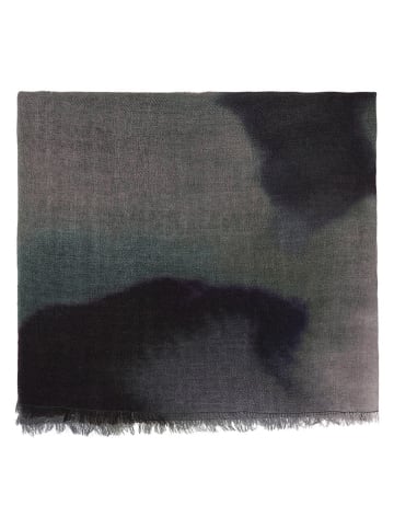 Ilse Jacobsen Wollschal in Schwarz/ Grau - (L)200 x (B)100 cm