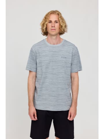 MAZINE Koszulka "Wobbly" w kolorze niebieskim