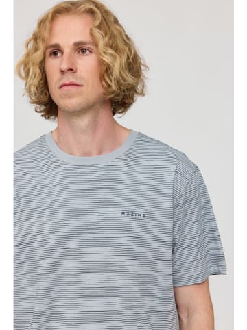 MAZINE Shirt "Wobbly" blauw