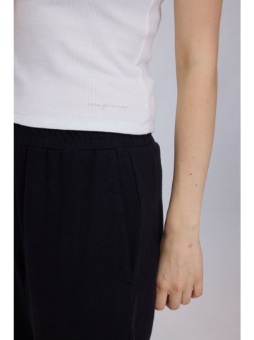 MAZINE Linnen broek "Straight Leg" zwart