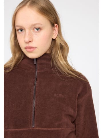 MAZINE Fleecepullover "Nash" in Braun