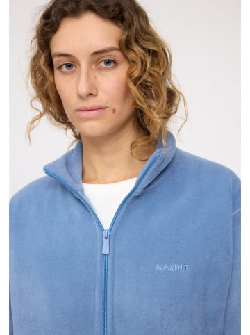 MAZINE Fleece trui "Nash" lichtblauw