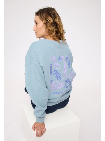 MAZINE Sweatshirt "Monica" lichtblauw