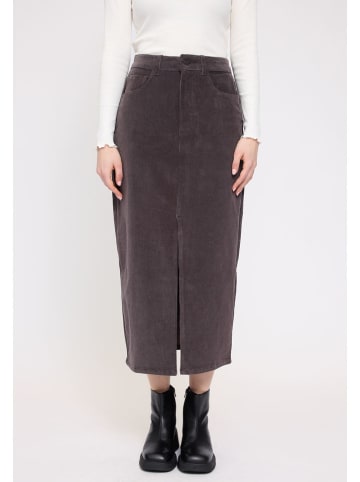 MAZINE Spódnica sztruksowa "Minnou" w kolorze brązowym