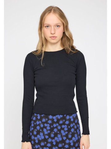 MAZINE Longsleeve "Malbis" zwart