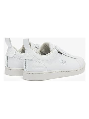 Lacoste Leder-Sneakers in Weiß