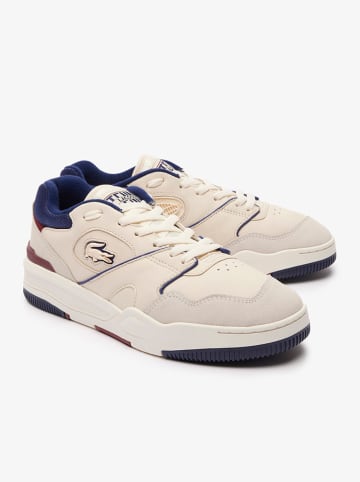Lacoste Skórzane sneakersy "Lineshot 223 3 Sma" w kolorze beżowym