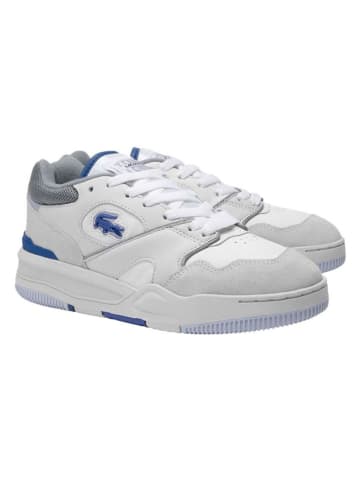 Lacoste Sneakers in Weiß/ Weiß/ Blau