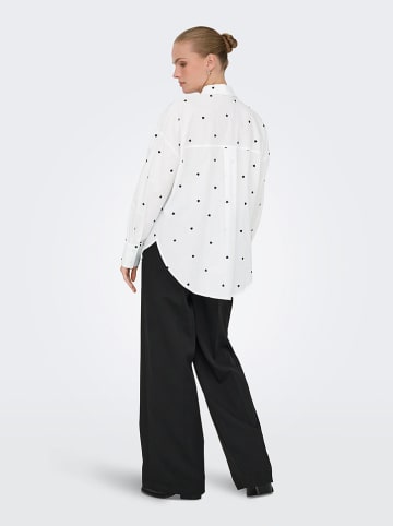 JDY Bluzka "Nelly" w kolorze białym