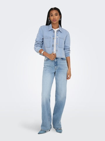 JDY Kurtka dżinsowa "Marly" w kolorze błękitnym