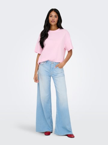 JDY Koszulka "Carla" w kolorze jasnoróżowym