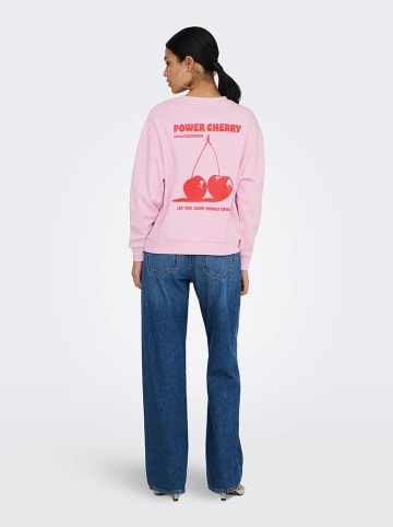 JDY Sweatshirt "Nanna" in Rosa