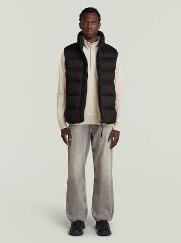 G-Star Kamizelka pikowana w kolorze czarnym