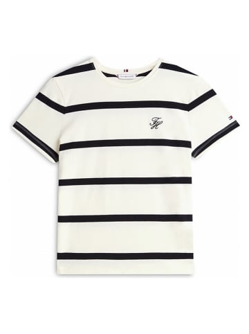 Tommy Hilfiger Shirt in Creme/ Schwarz