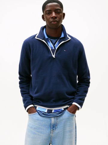Tommy Hilfiger Fleece trui donkerblauw