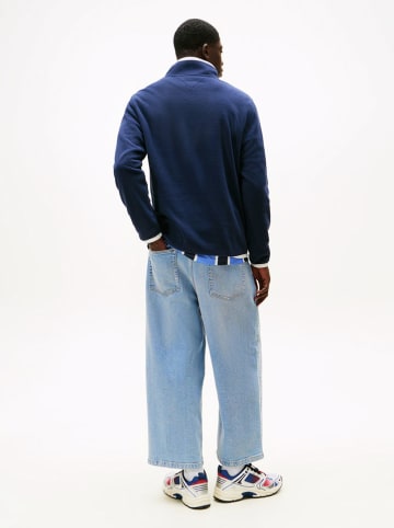 Tommy Hilfiger Fleecepullover in Dunkelblau