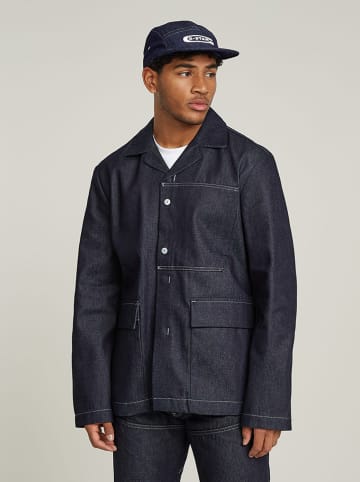 G-Star Kurtka dżinsowa w kolorze granatowym