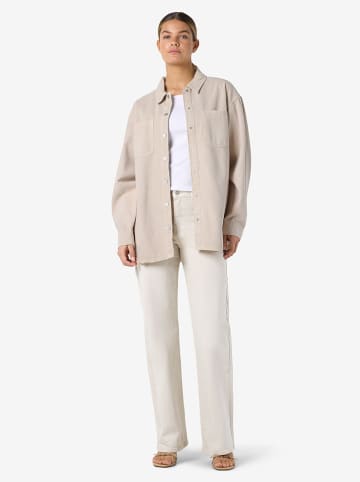 Noisy may Koszula "Alva" w kolorze beżowym