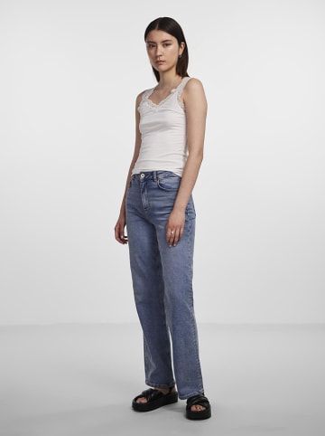 Pieces Top "Barbera" in Weiß