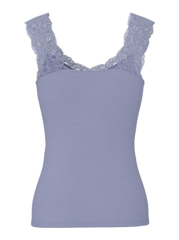 Pieces Top "Pcbarbera" w kolorze fioletowym