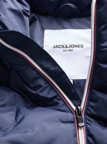 Jack & Jones Doorgestikte jas donkerblauw
