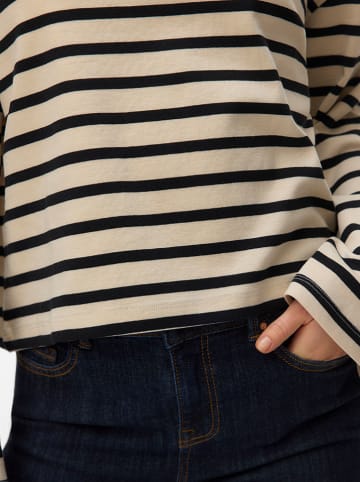 Vero Moda Pullover in Beige/ Schwarz