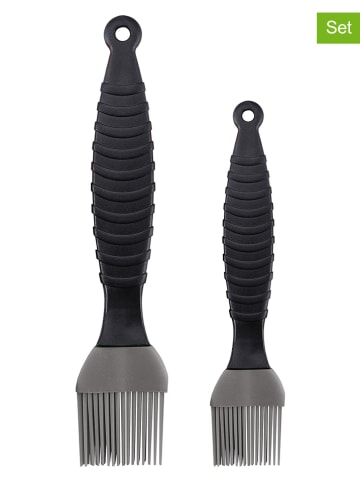 Berlinger Haus 2er-Set: Backpinsel in Anthrazit/ Grau
