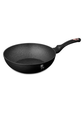 Berlinger Haus Wok "Black Rose Collection" in Schwarz - Ø 30 cm