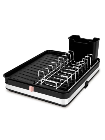 Berlinger Haus Ociekacz "Black Rose" w kolorze czarnym - 36,6 x 29,8 x 13 cm