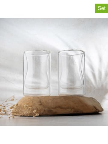 Berlinger Haus 2-delige set: koffieglazen transparant - 270 ml