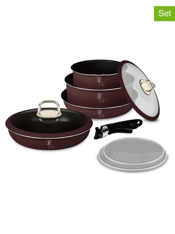 Berlinger Haus 9tlg. Kochgeschirr-Set "Leonardo Collection" in Bordeaux