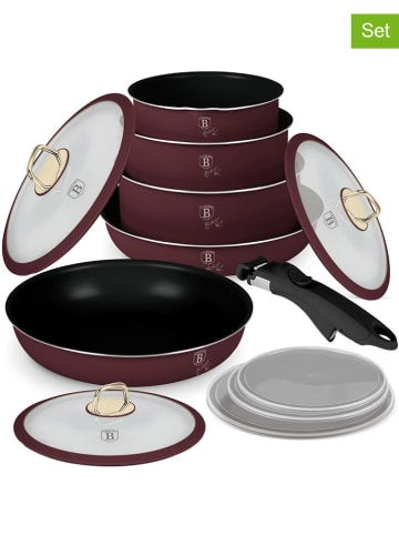 Berlinger Haus 13-delige pannenset "Leonardo Nordic Collection" rood