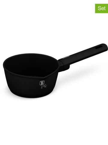 Berlinger Haus 2-delige set: sauspan "Matte Black Collection" zwart - Ø 16 cm