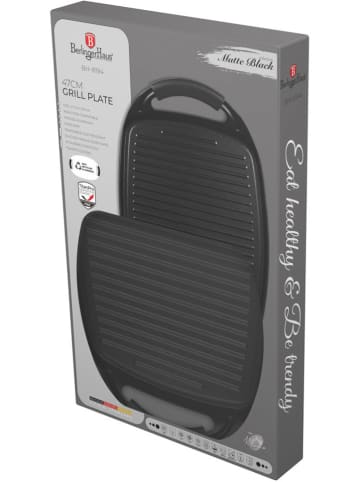 Berlinger Haus Płyta grillowa "Matte Black Collection" w kolorze czarnym - 47 x 29 cm