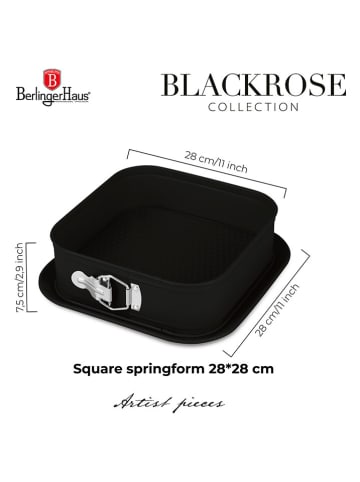 Berlinger Haus Springvorm zwart - (L)28 x (B)28 cm