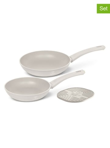 Berlinger Haus 3-delige pannenset "Cream-gold Collection" crème