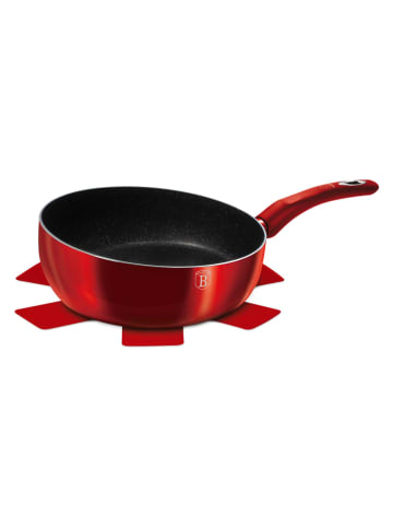 Berlinger Haus Wende-Bratpfanne ''Metallic Line'' in Rot - Ø 26 cm
