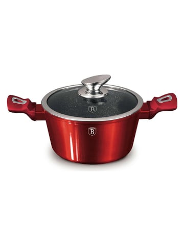 Berlinger Haus 2tlg Set: Kasserolle "Metallic Line" in Bordeaux - Ø 20 cm