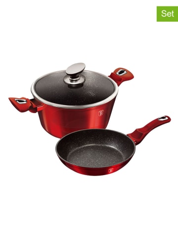 Berlinger Haus 3tlg. Kochgeschirr-Set ''Metallic Line'' in Bordeaux