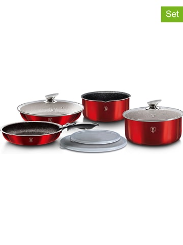 Berlinger Haus 9-częściowy zestaw "Metallic Line" w kolorze czerwonym