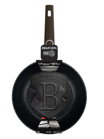 Berlinger Haus Patelnia wok "Primal Gloss Collection" w kolorze czarnym - Ø 28 cm