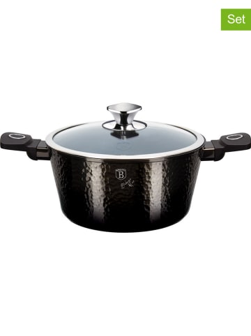 Berlinger Haus 2-częściowy zestaw "Primal Gloss Collection" w kolorze czarnym - Ø 24 cm