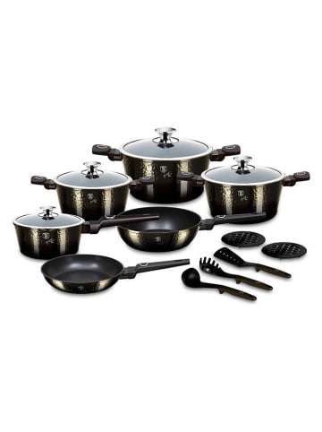 Berlinger Haus 15-delige kookgereiset "Primal Gloss Collection" bruin