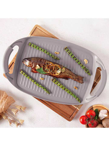 Berlinger Haus Grillplaat "Taupe Collection" grijs - (L)29 x (B)47 cm