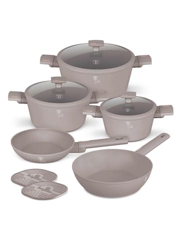 Berlinger Haus 10-delige kookgereiset "Taupe Collection" taupe
