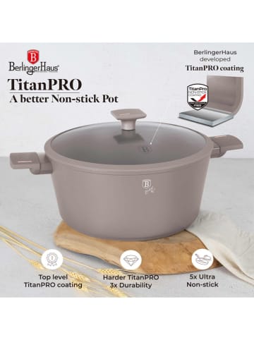 Berlinger Haus 10-częściowy zestaw "Taupe Collection" w kolorze szarobrązowym