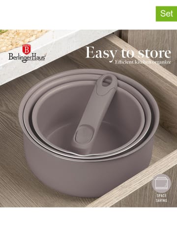 Berlinger Haus 13tlg. Kochgeschirr-Set "Taupe Collection" in Hellbraun