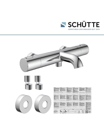 Schütte Thermostaatbadkraan "Monza" chroomkleurig