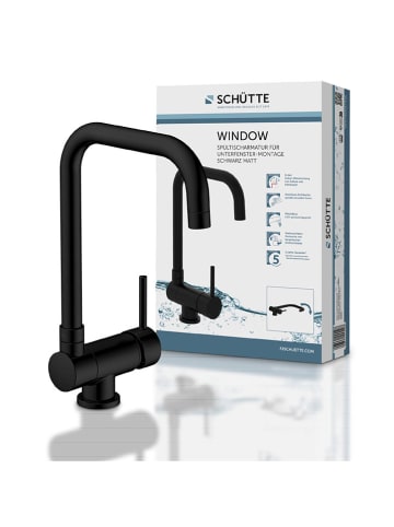 Schütte Spültischarmatur "Window" in Schwarz